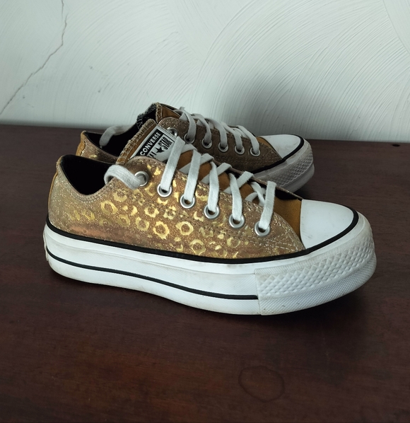 Converse All Star GOLD ✨ Sneakers Sz 6 - Picture 16 of 16